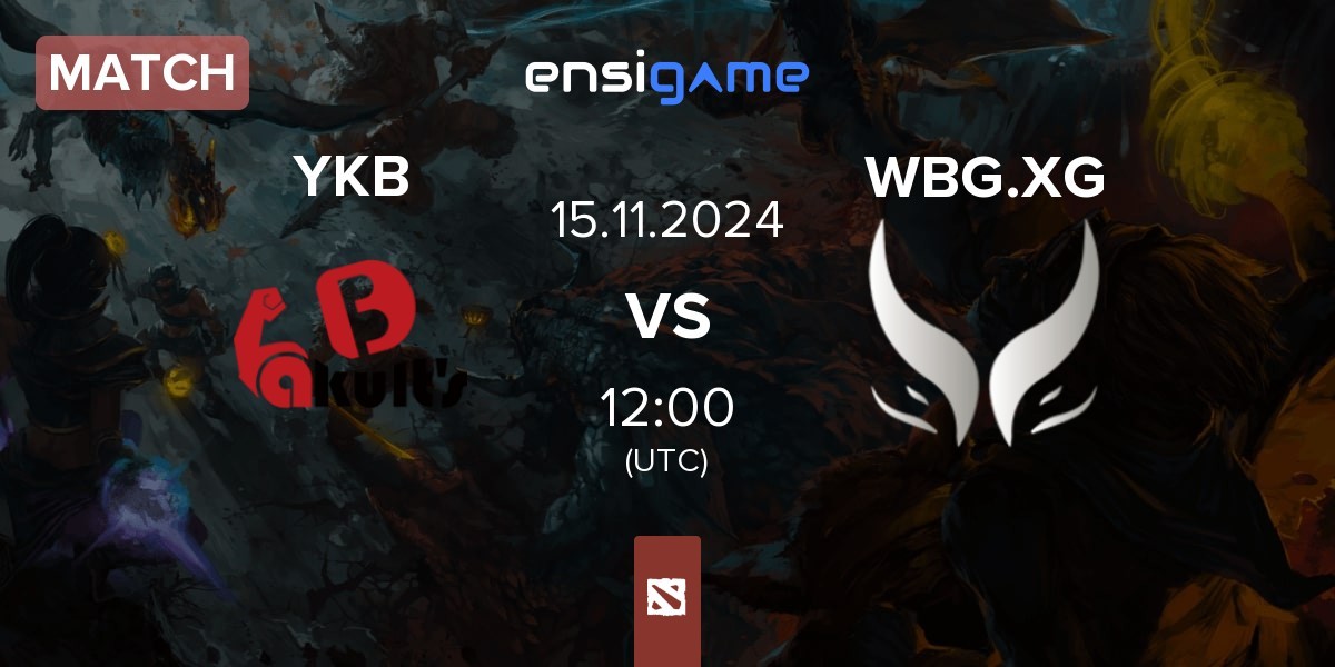 Match Yakult's Brothers YKB vs Xtreme Gaming WBG.XG | 15.11