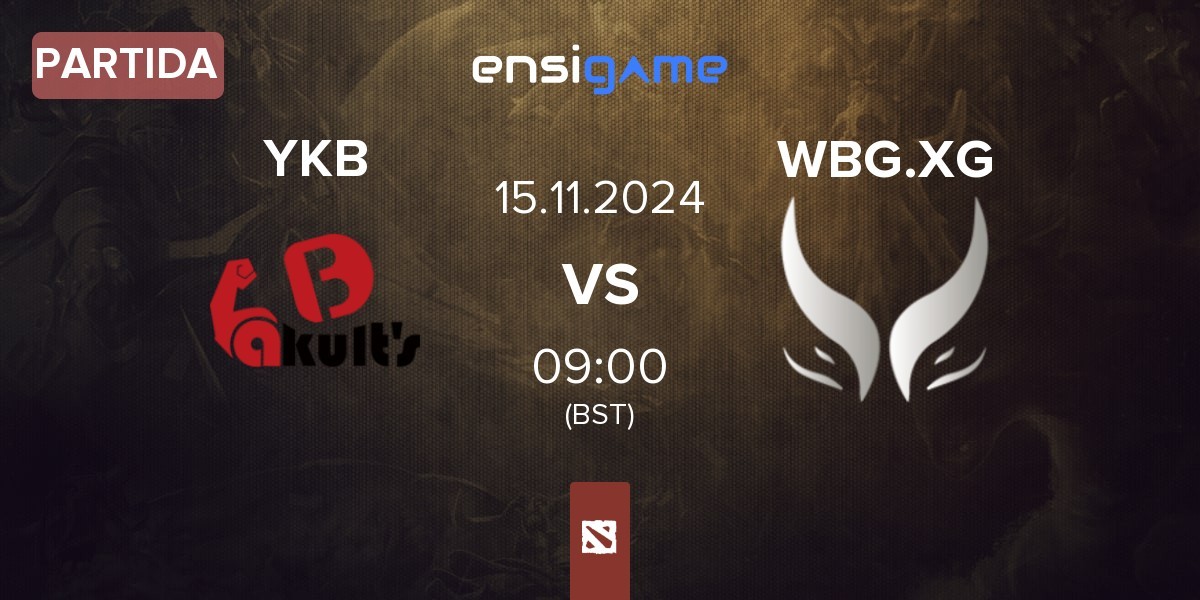 Partida Yakult's Brothers YKB vs Xtreme Gaming WBG.XG | 15.11