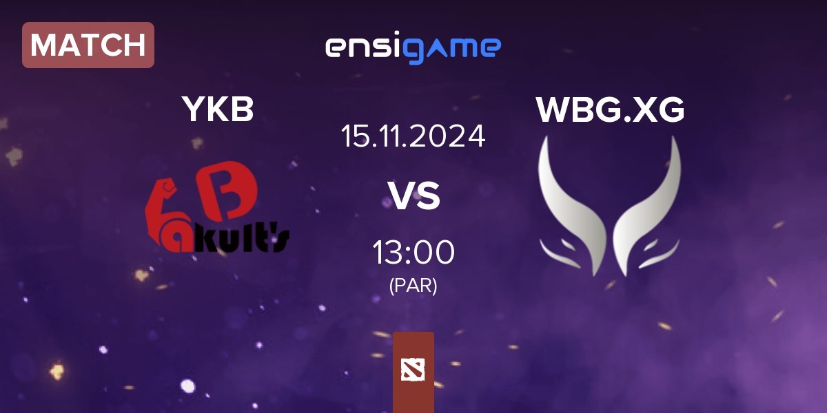 Match Yakult's Brothers YKB vs Xtreme Gaming WBG.XG | 15.11