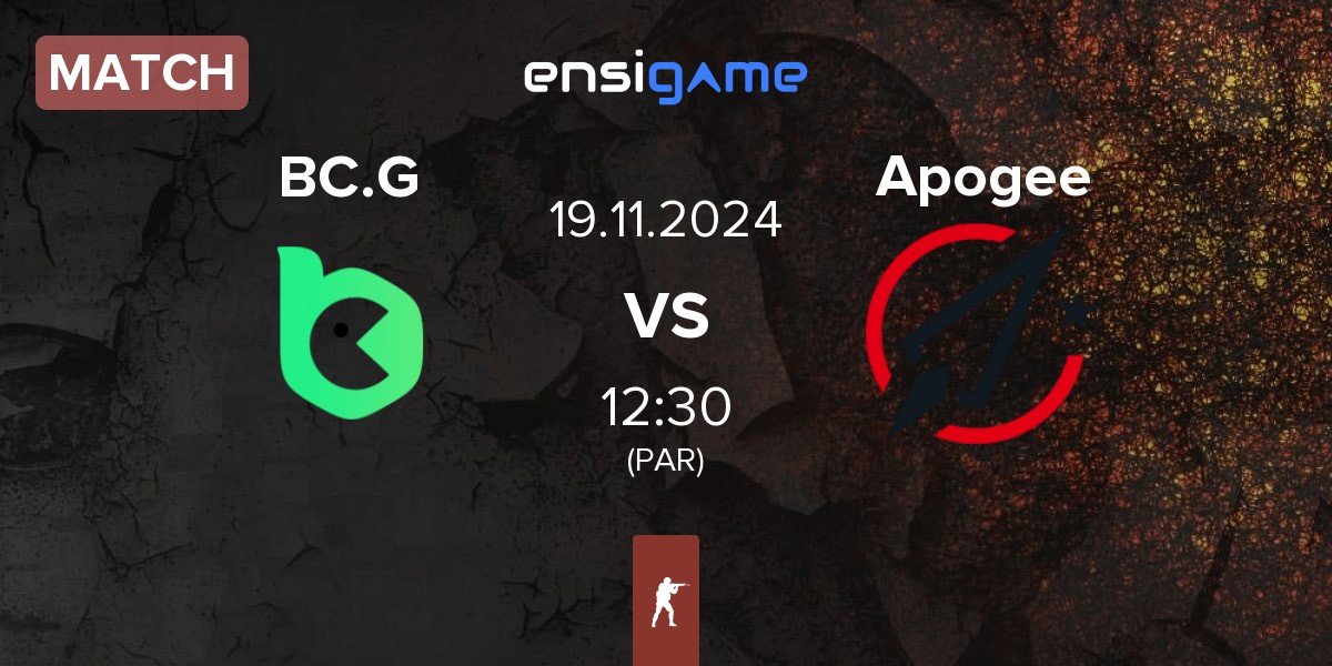 Match BC.Game Esports BC.G vs Apogee | 19.11