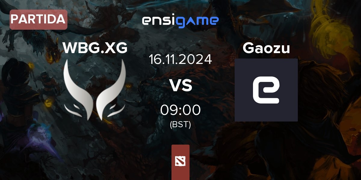 Partida Xtreme Gaming WBG.XG vs Gaozu | 16.11