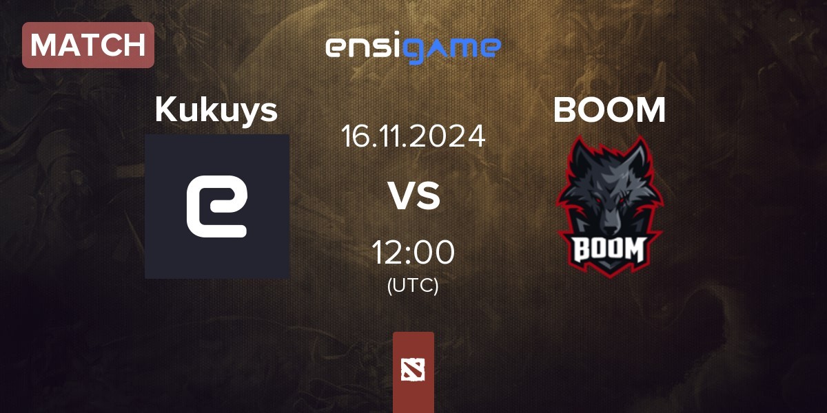 Match KuKuys Kukuys vs BOOM Esports BOOM | 16.11