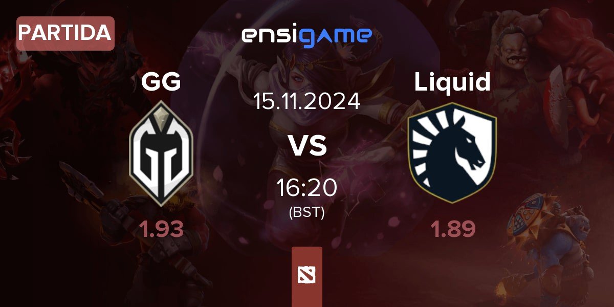 Partida Gaimin Gladiators GG vs Team Liquid Liquid | 15.11