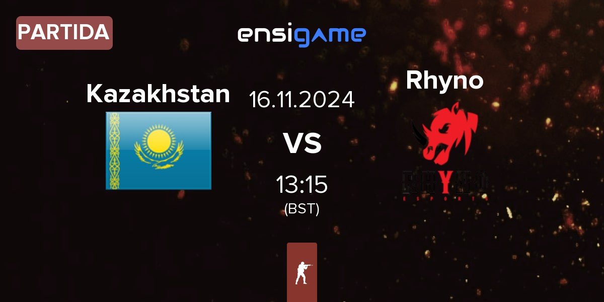 Partida Kazakhstan vs Rhyno Esports Rhyno | 16.11