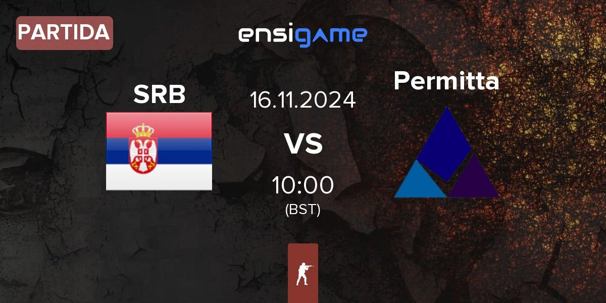 Partida Serbia SRB vs Permitta Esports Permitta | 16.11