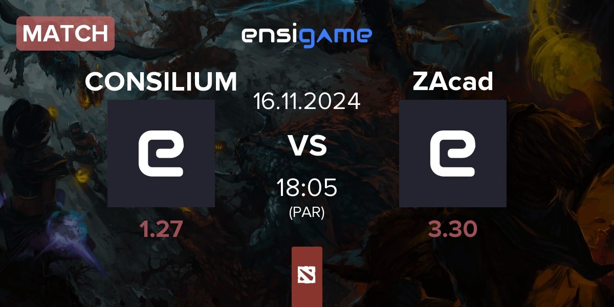 Match CONSILIUM vs Zone Academy ZAcad | 16.11