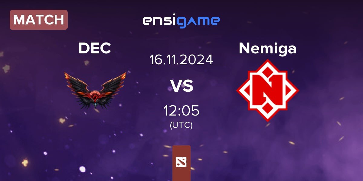 Match Dragon Esports Club DEC vs Nemiga Gaming Nemiga | 16.11