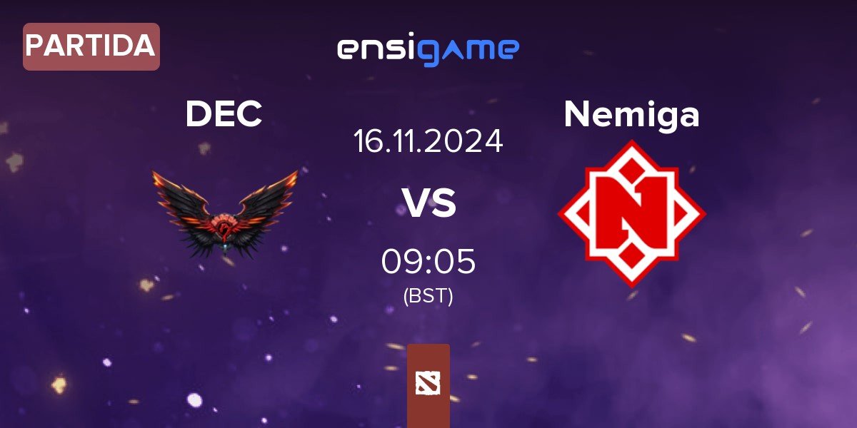 Partida Dragon Esports Club DEC vs Nemiga Gaming Nemiga | 16.11