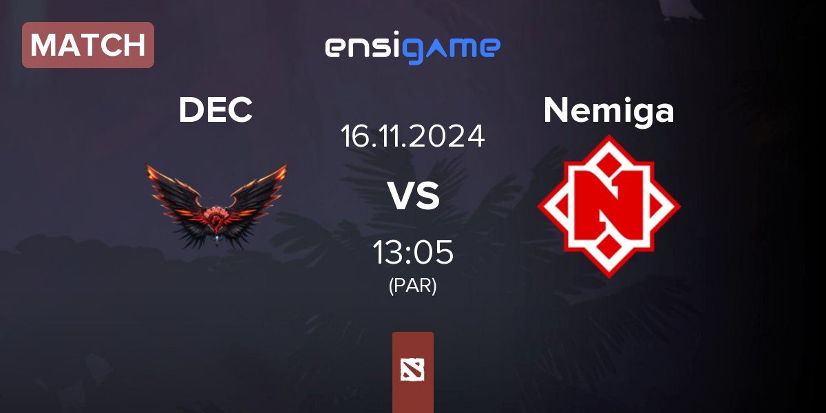 Match Dragon Esports Club DEC vs Nemiga Gaming Nemiga | 16.11