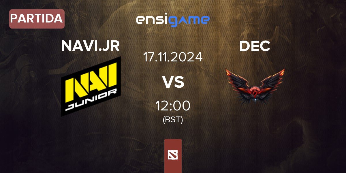 Partida Navi Junior NAVI.JR vs Dragon Esports Club DEC | 17.11