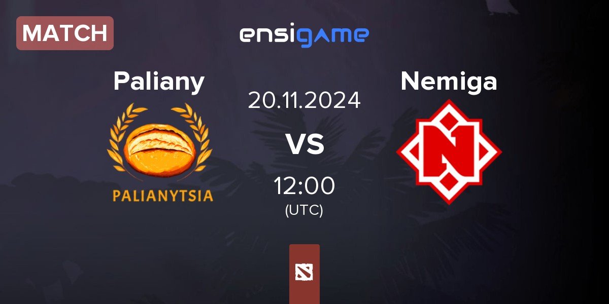 Match Palianytsia Paliany vs Nemiga Gaming Nemiga | 20.11