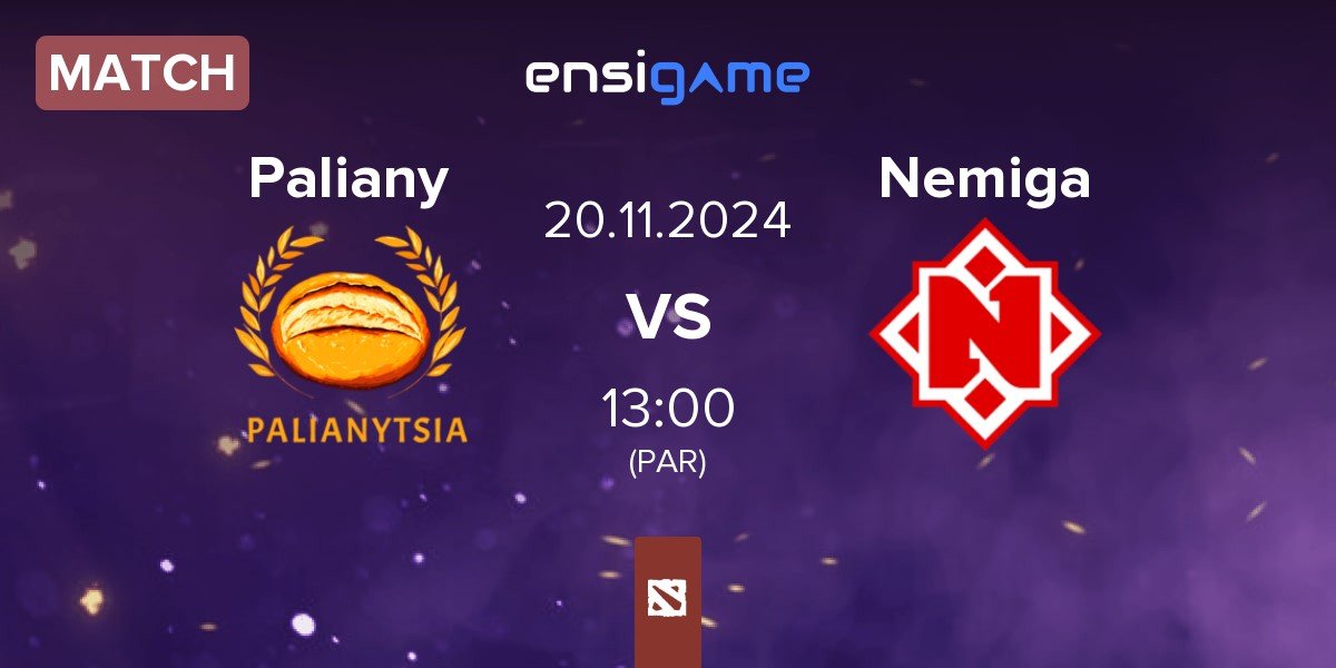 Match Palianytsia Paliany vs Nemiga Gaming Nemiga | 20.11