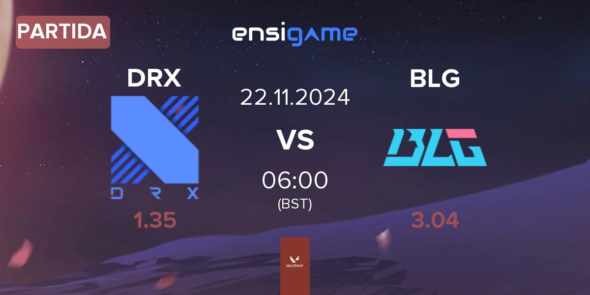 Partida DRX vs Bilibili Gaming BLG | 22.11