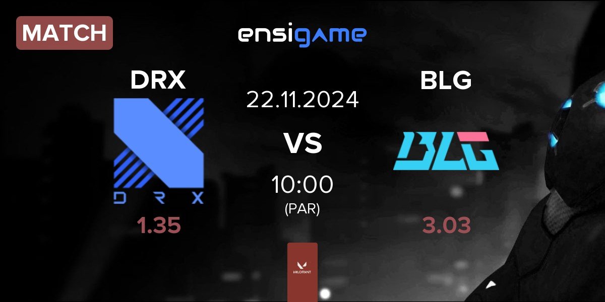 Match DRX vs Bilibili Gaming BLG | 22.11