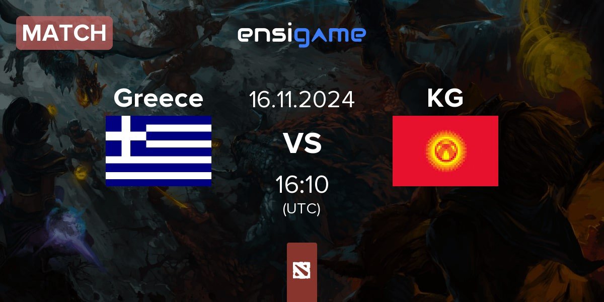 Match Greece vs Kyrgyzstan KG | 16.11