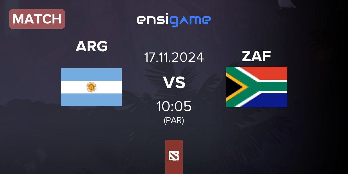 Match Argentina ARG vs South Africa ZAF | 17.11