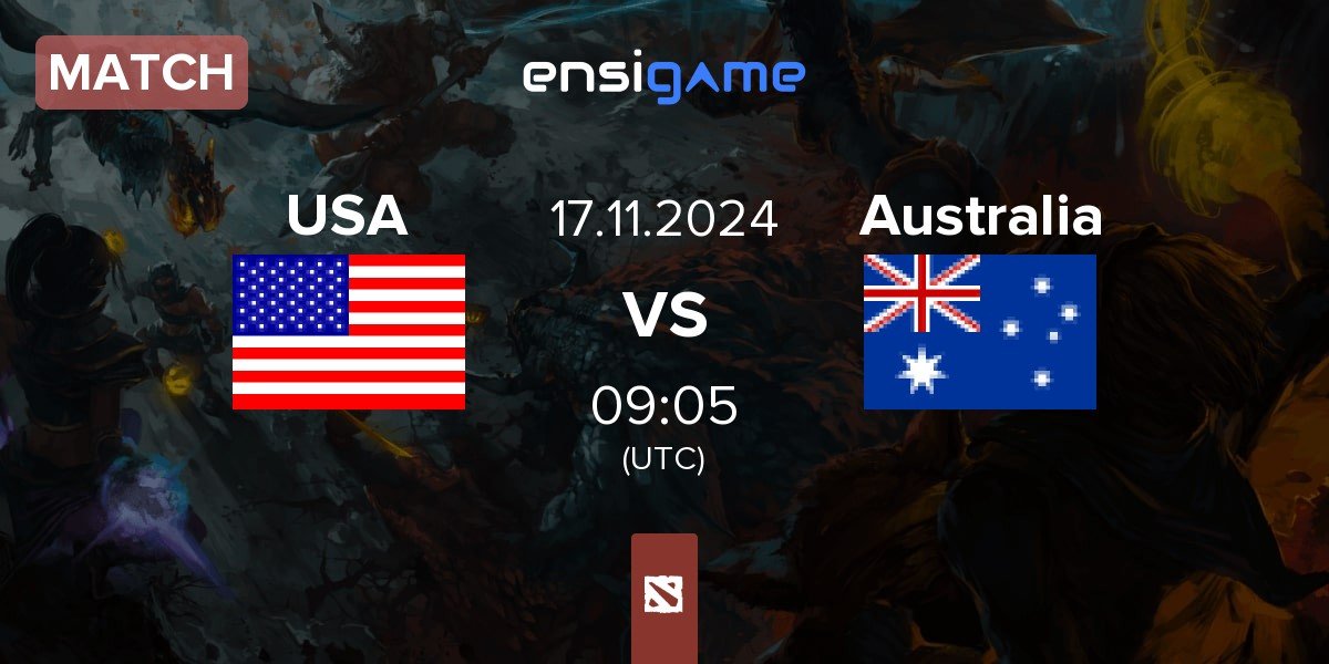 Match United States USA vs Australia | 17.11