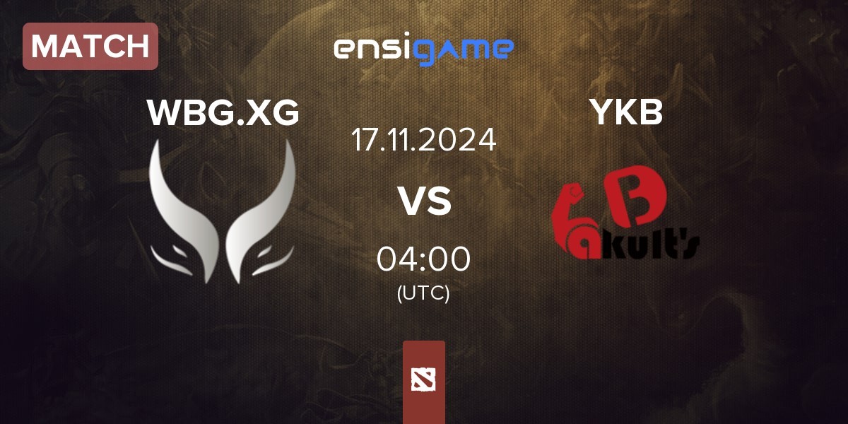 Match Xtreme Gaming WBG.XG vs Yakult's Brothers YKB | 17.11