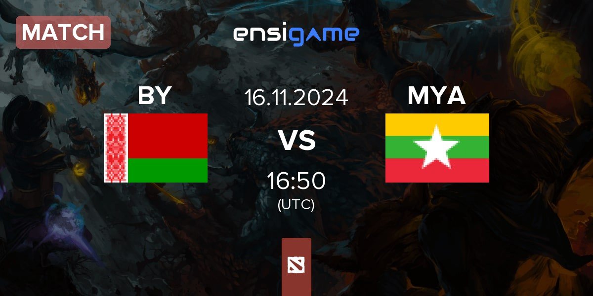 Match Belarus BY vs Myanmar MYA | 16.11