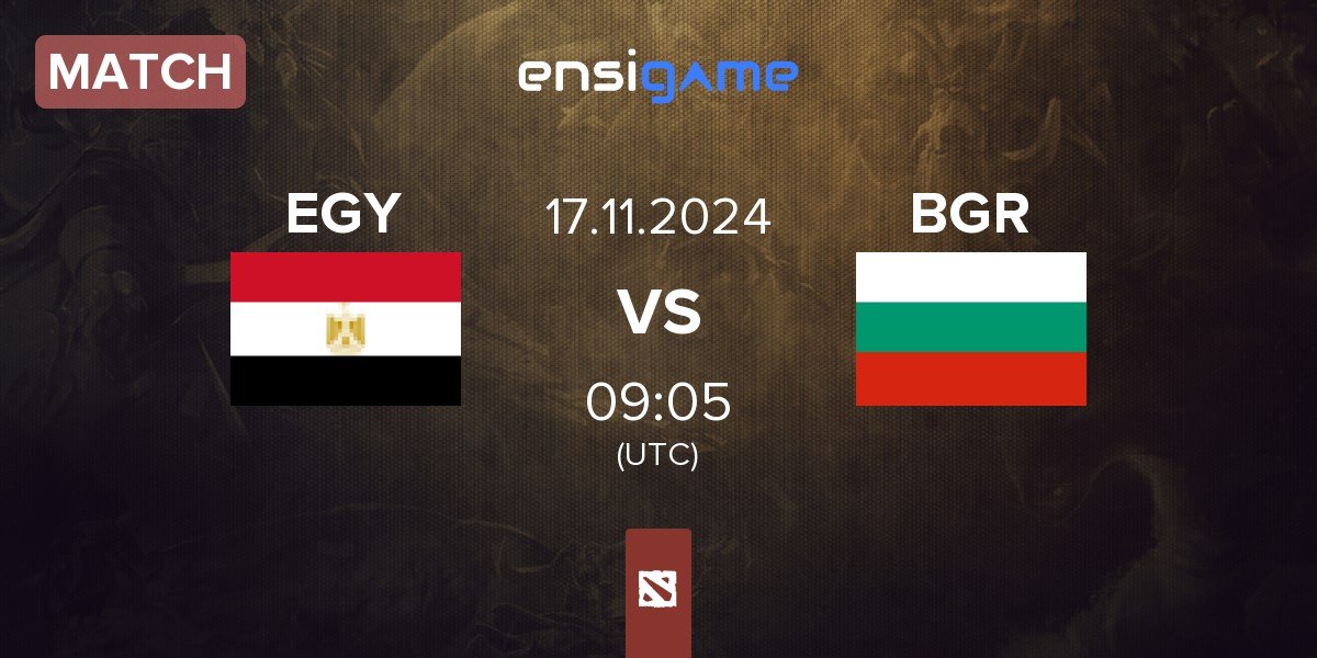 Match Egypt EGY vs Bulgaria BGR | 17.11