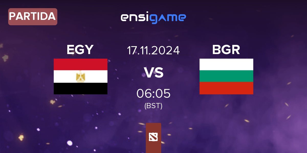 Partida Egypt EGY vs Bulgaria BGR | 17.11