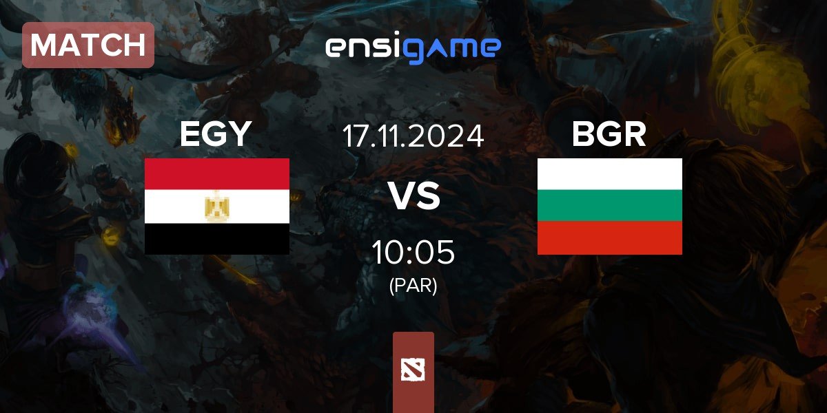 Match Egypt EGY vs Bulgaria BGR | 17.11