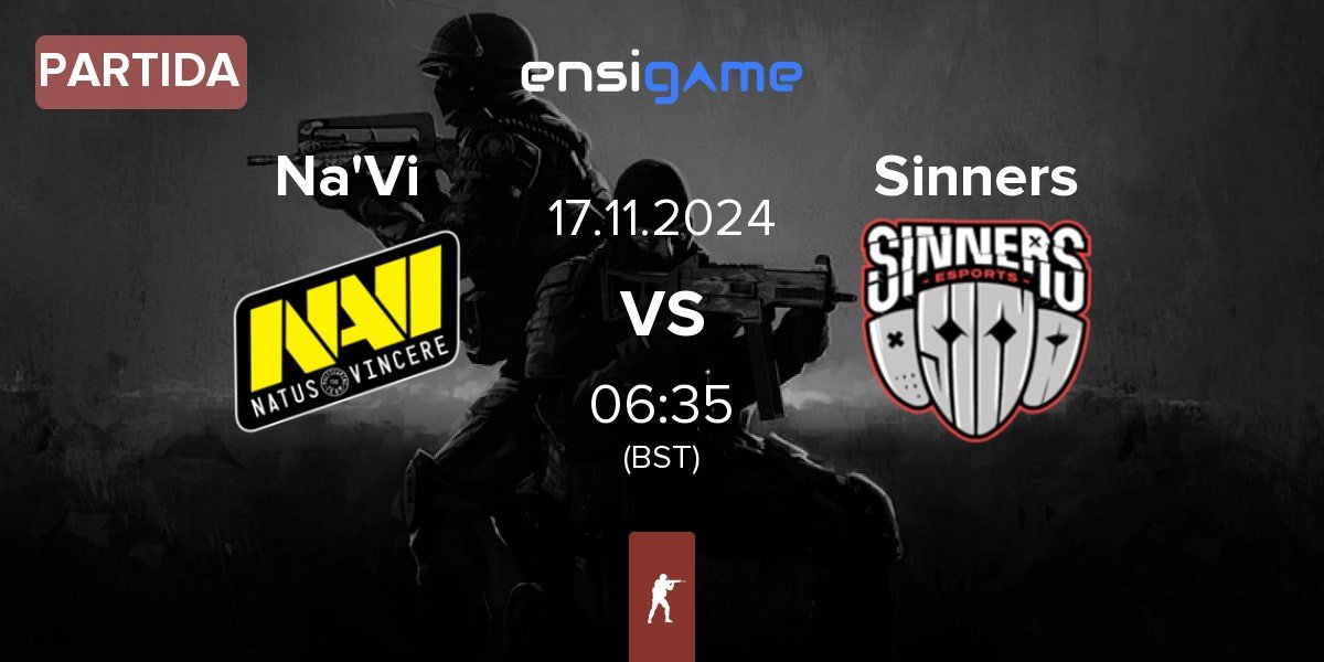 Partida Natus Vincere Na'Vi vs Sinners Esports Sinners | 17.11