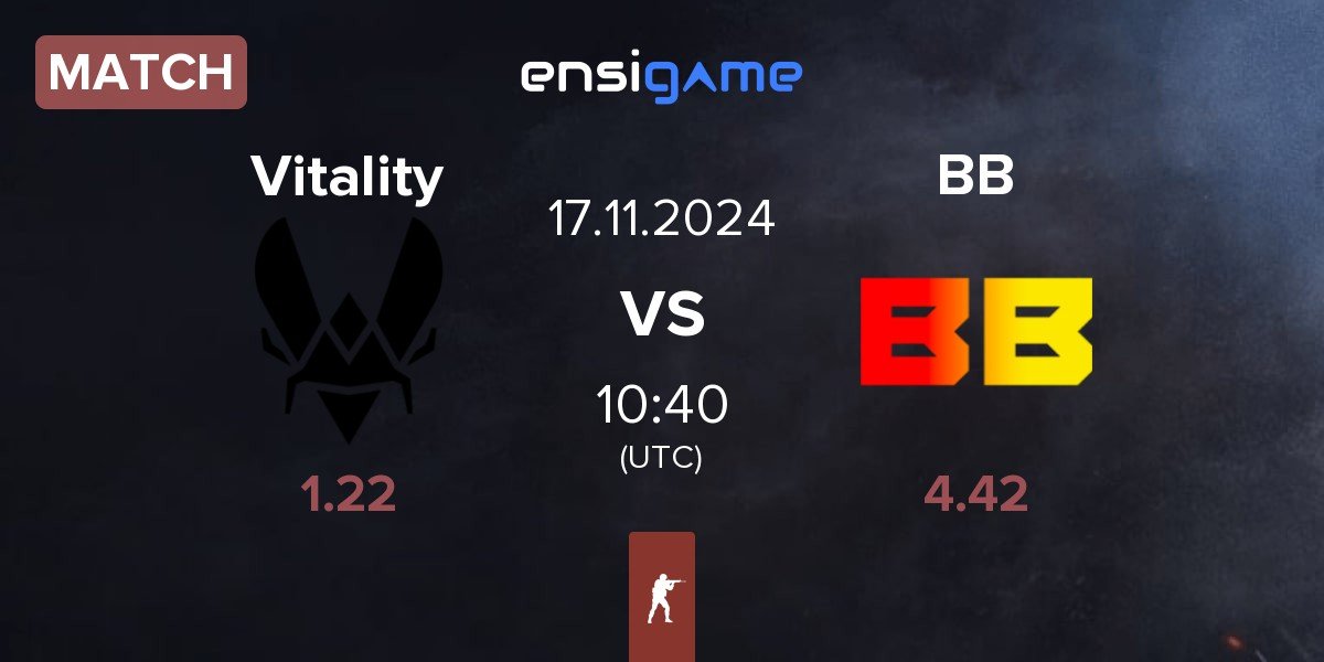 Match Team Vitality Vitality vs BetBoom BB | 17.11