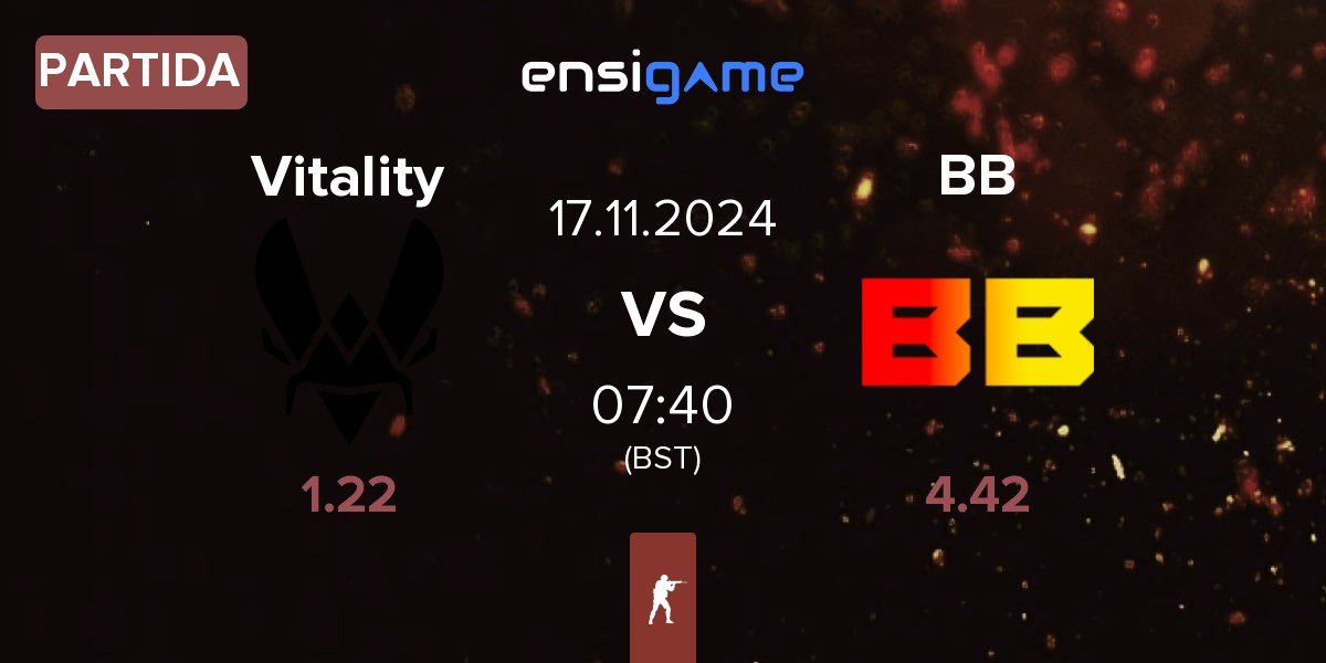 Partida Team Vitality Vitality vs BetBoom BB | 17.11