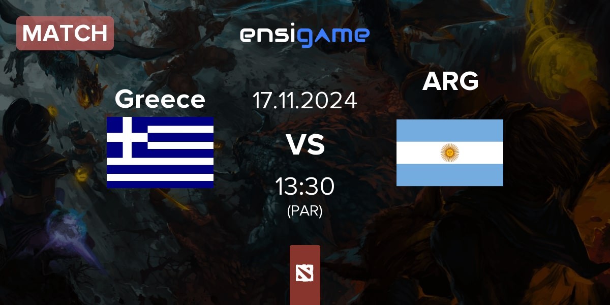 Match Greece vs Argentina ARG | 17.11