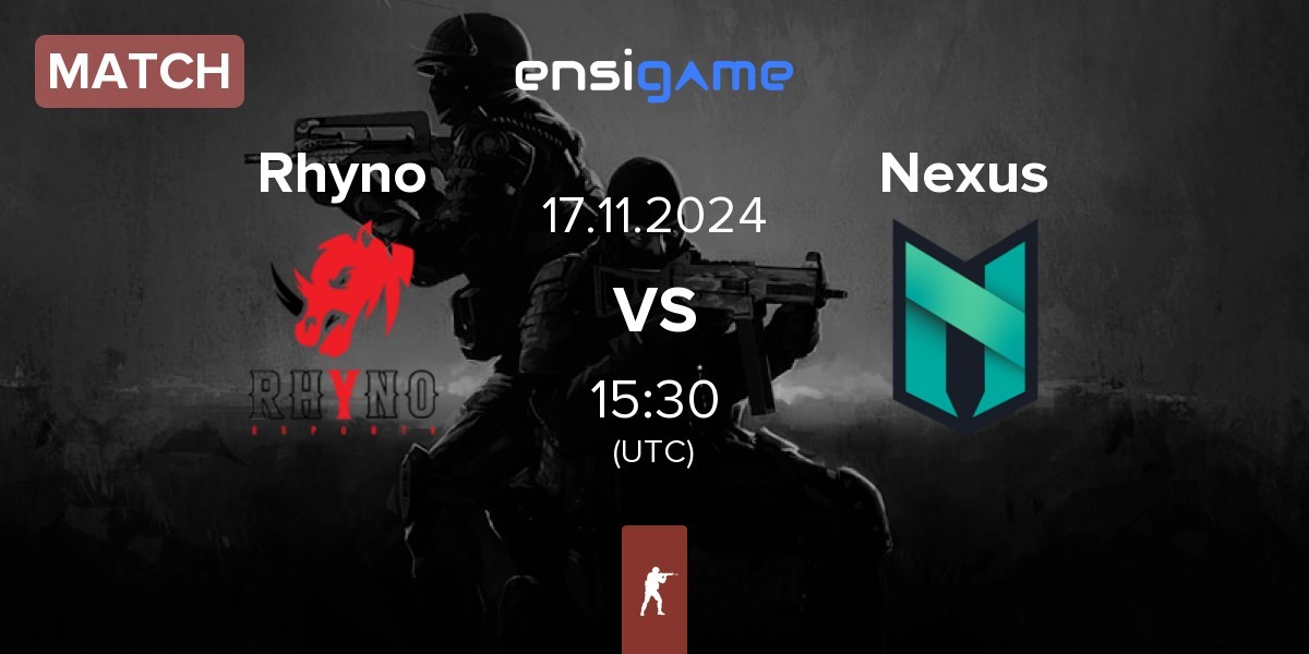 Match Rhyno Esports Rhyno vs Nexus Gaming Nexus | 17.11