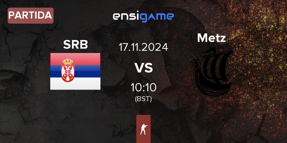 Partida Serbia SRB vs Metizport Metz | 17.11