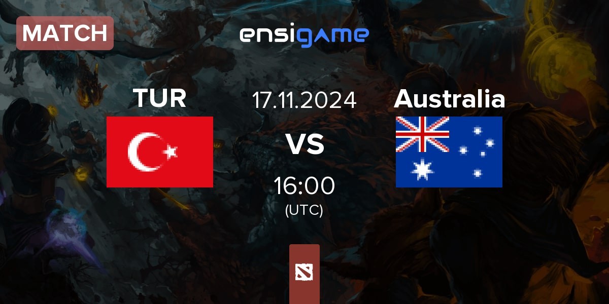 Match Turkey TUR vs Australia | 17.11