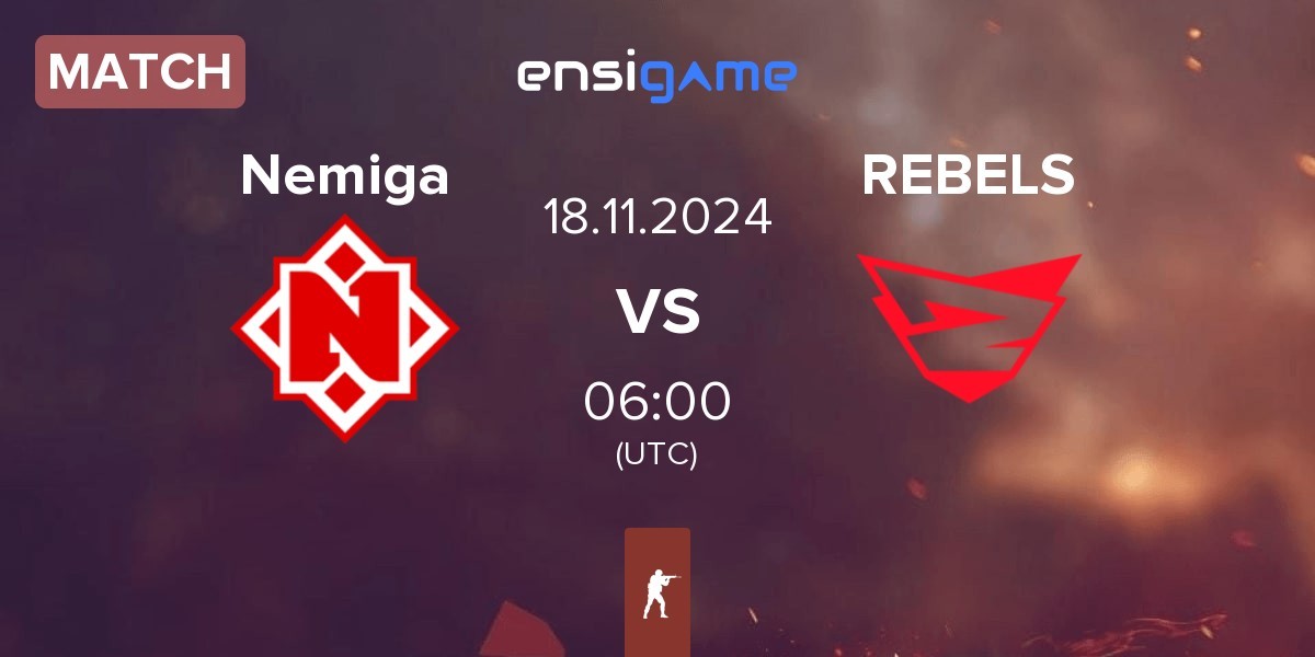 Match Nemiga Gaming Nemiga vs Rebels Gaming REBELS | 18.11