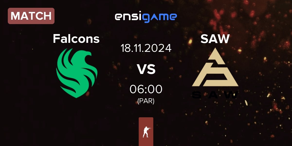 Match Team Falcons Falcons vs SAW | 18.11