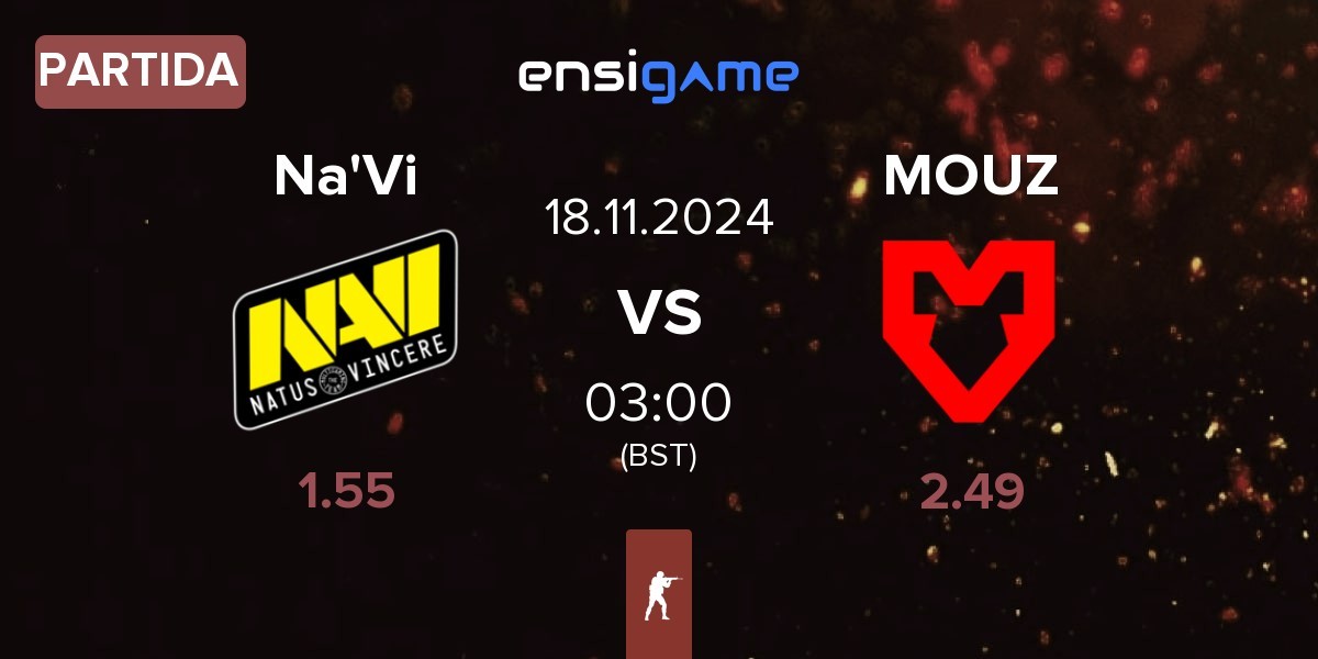 Partida Natus Vincere Na'Vi vs MOUZ | 18.11