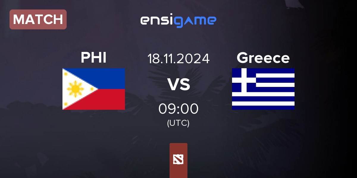 Match Philippines PHI vs Greece | 18.11