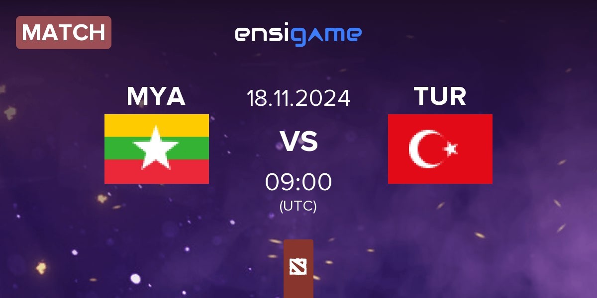 Match Myanmar MYA vs Turkey TUR | 18.11