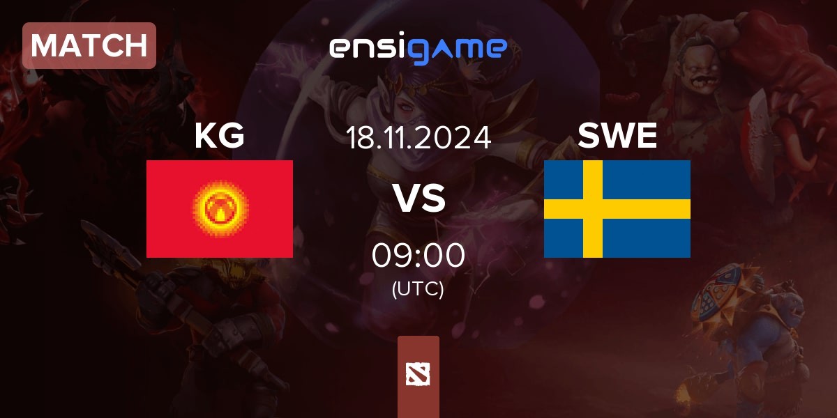 Match Kyrgyzstan KG vs Sweden SWE | 18.11