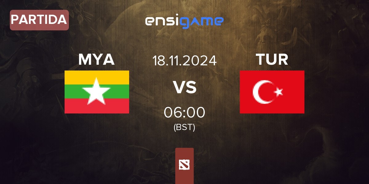 Partida Myanmar MYA vs Turkey TUR | 18.11