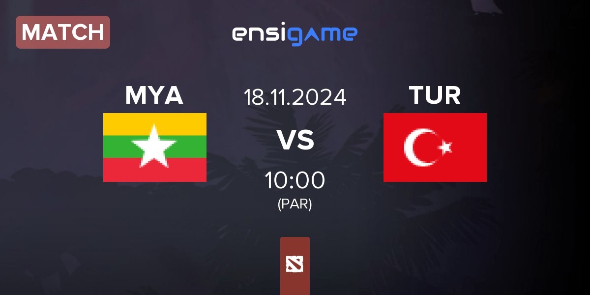 Match Myanmar MYA vs Turkey TUR | 18.11