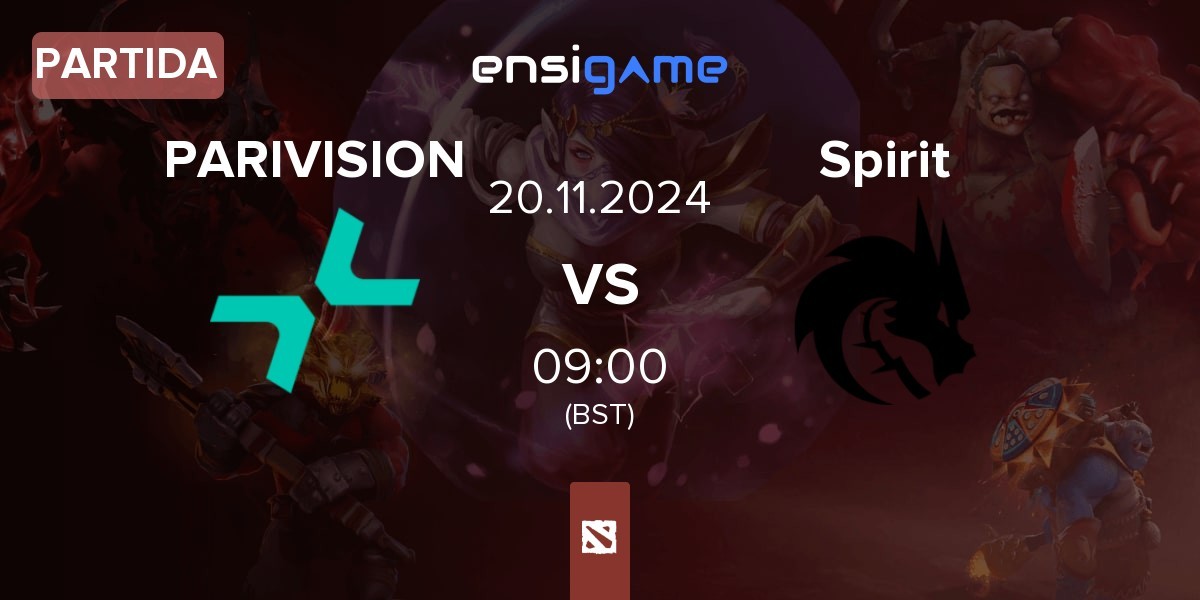 Partida PARIVISION vs Team Spirit Spirit | 20.11