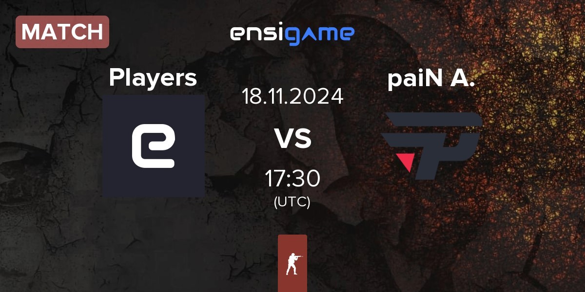 Match Players vs paiN Academy paiN A. | 18.11