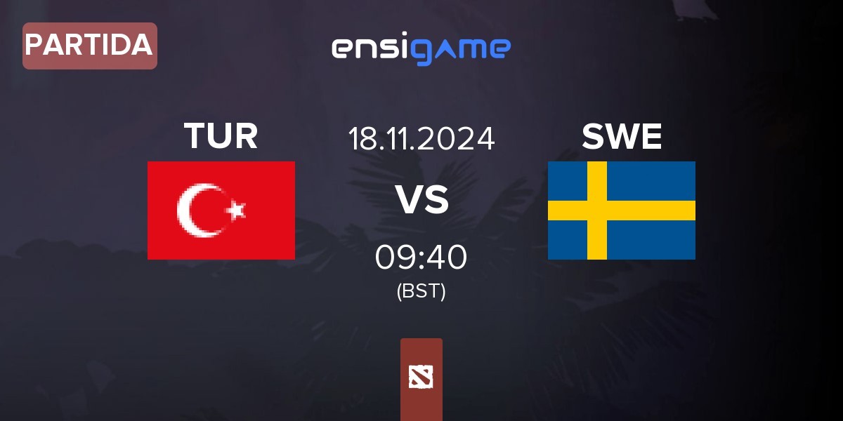 Partida Turkey TUR vs Sweden SWE | 18.11