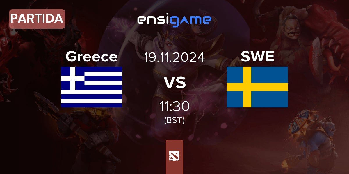 Partida Greece vs Sweden SWE | 19.11