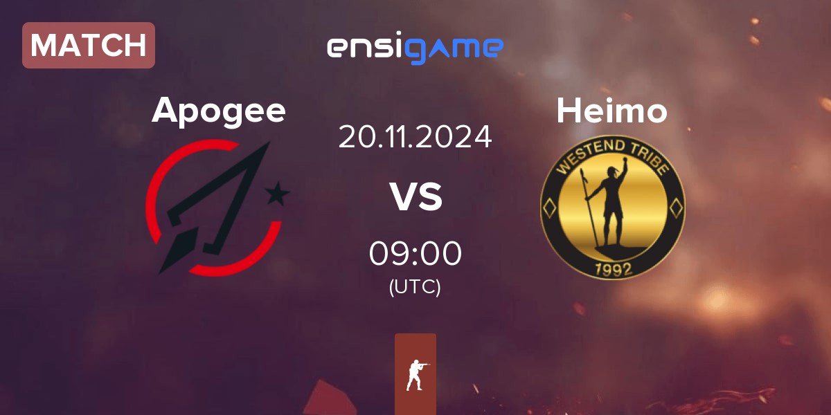 Match Apogee vs Heimo Esports Heimo | 20.11