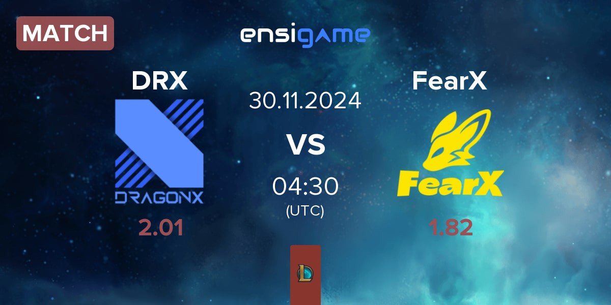 Match DRX vs BNK FearX FearX | 30.11