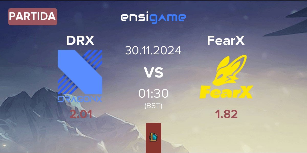 Partida DRX vs BNK FearX FearX | 30.11