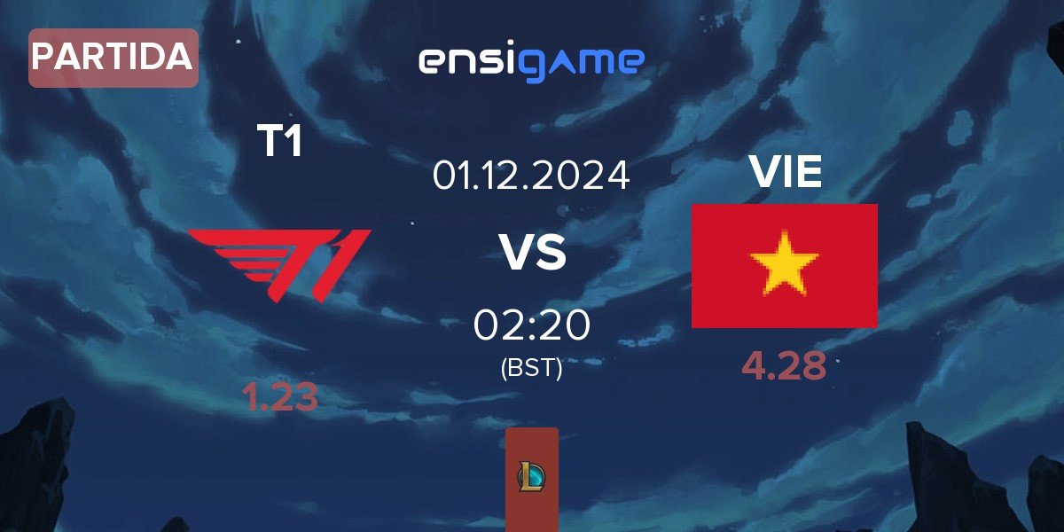 Partida T1 vs Vietnam VIE | 01.12