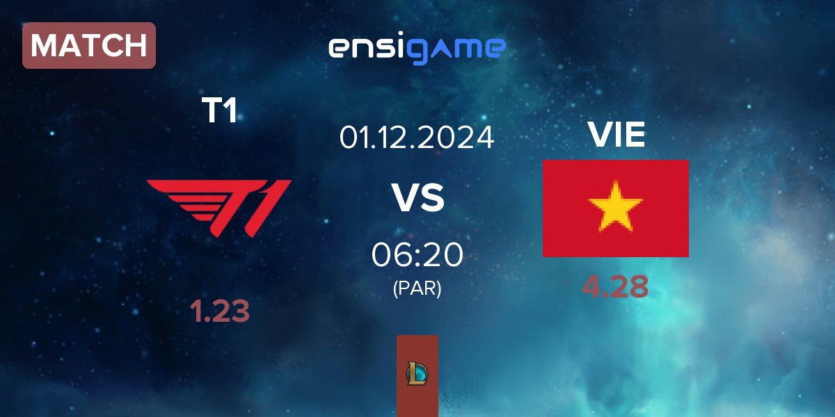 Match T1 vs Vietnam VIE | 01.12